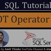 NOT Operator In SQL SQL Tutorial For Beginners