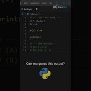 Can You Guess The Output Python Challenge Shorts