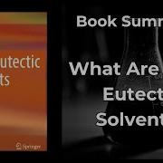 Deep Eutectic Solvents