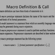 Macro Processing In System Programming