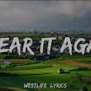 Swear It Again Westlife Lyrics