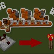 Compact Redstone Signal To Binary Analog To Digital Converter
