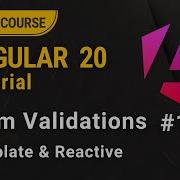 Angular 20 Tutorial For Beginners Form Validations In Angular 13