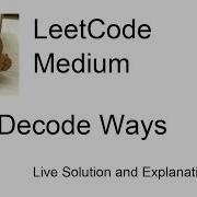 91 Decode Ways Leetcode Medium