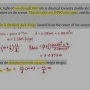 Interference Sample Problem 1