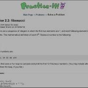 Java Practice It 2 3 Fibonacci For Loop