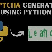Captcha Generator Program Using Python Python Programs Python Beginner Project