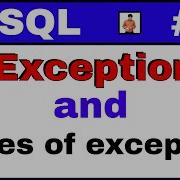 PL SQL Tutorial 17 Theory Of Exception And Types Of Exception In PLSQL