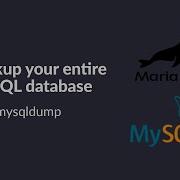 Backup MySQL Database With Mysqldump FAST From The Command Line