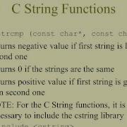 Intro To C Programming C Strings