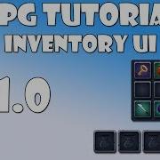 11 0 Unity RPG Tutorial Inventory UI