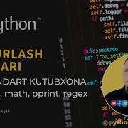 38 Python Darslari Python Standart Kutubxonasi
