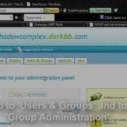 How To Add Remove Users From User Groups On A PhpBB3 Forum
