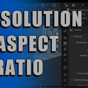 Blender Resolution Aspect Ratio Settings Tutorial Micro Tip