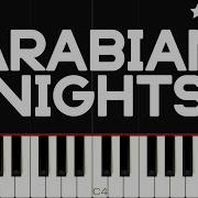 Aladdin Arabian Nights EASY Piano Tutorial