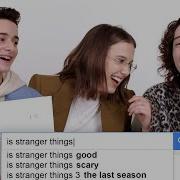 Millie Bobby Brown Finn Wolfhard Noah Schnapp Answer The Web S Most Searched Questions WIRED