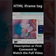 Html Iframe Tag Coding Htmltag Code Htmlelement Htmlcss Iframe Tag
