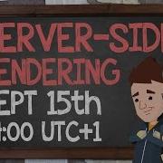 Server Side Rendering Live Code Session Thursday 15th September