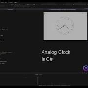 Making A Clock In A Program Under Windows With C Analog Clock With C Language