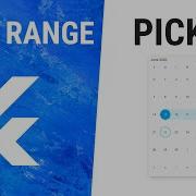 Flutter DateRangePicker Widget
