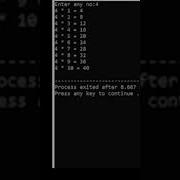 How To Create Multiplication Table In C Cprogramming Programminglanguage Codingshorts Coding