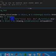 Managing Graphics Drawing Text In VB NET 2012