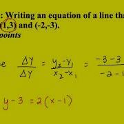 Coach Fred S Algebra Review Writing Equations Of Lines