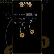 SPLICE In JavaScript Javascript Shorts
