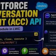Разбор Agentforce Conversation Client ACC API Новый модуль LWC Lightning AccApi