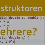 JAVA Konstruktoren 06 Mehrere Konstruktoren