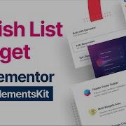 Stylish List Widget For Elementor Elementskit All In One Addon For Elementor