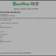Java Practice It 5 29 Assertions3 Assertions Method With Return If Statement While Loop