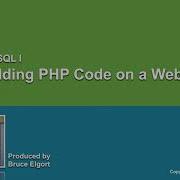 Embedding PHP Code On A Web Page