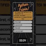 Python Trivia Formatting 28 Coding Python Techcommunity Shorts Trending Viral Datascience