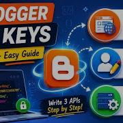 How To Use Blogger API Get Blogger API Key Site Details Author Service API Explained