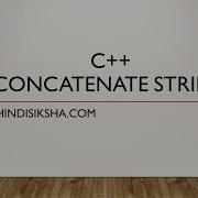 C Concatenate Strings In Hindi
