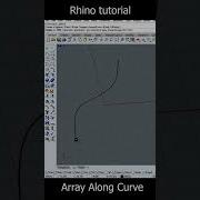 Array Along Curve Rhino Tutorial 3d 3dmodel Tools
