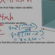 Calculus Optimization Problems Part 1