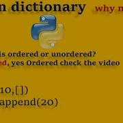 Python Dictionary In Hindi ह न द Dictionary Is Ordered Now Video 29