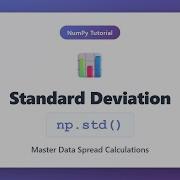 NumPy Standard Deviation Tutorial Master Np Std For Data Analysis