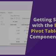 How To Get Started With The Blazor Pivot Table Component