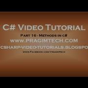 Part 16 C Tutorial Methods In C Avi