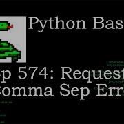 Python Basics Tutorial Deep Dive Requested Video Comma Separation Error