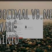 Hexadecimal OS VB NET Explained
