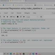 Polynomial Regression Using Make Pipeline In Jupyter Notebook