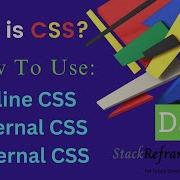 CSS Tutorial Inline Internal External CSS CSS For Beginners Web Development Tutorial 9