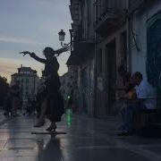 Passionate Flamenco Dancer On The Street In Granada Spain