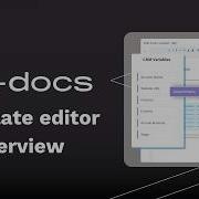 Build Documents With The S Docs Template Editor