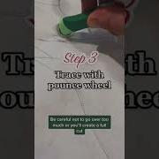 How To Make A Stencil Using The Pounce Method For Street Painting Or Chalk Art Chalkart Tutorial
