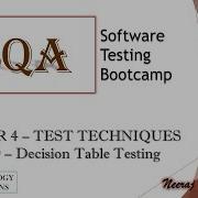 Software Testing Bootcamp Decision Table Testing Test Techniques Software Testing Tutorials